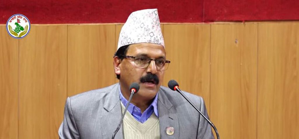 कर्णालीका मुख्यमन्त्री राजकुमार शर्माले दिए राजीनामा