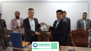 उद्योगमन्त्री भण्डारीसँग चिनियाँ लगानीकर्ताको भेट