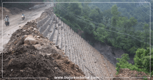 सङ्घीय सरकारद्वारा लमजुङको पहिरो रोकथाम सुरु