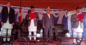 बाग्मतीका नवनियुक्त मुख्यमन्त्री लामासहित ९ मन्त्रीले लिए शपथ