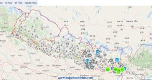 आज पाँच प्रदेशका केही स्थानमा मुसलधारे वर्षा हुने