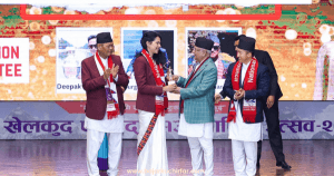 नेपाल खेल क्षेत्रबाट अन्तर्राष्ट्रिय जगतमा चिनिन थालेको छ- प्रधानमन्त्री ओली