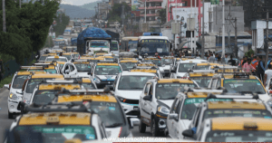 पठाओ सेवा विरुद्ध ट्याक्सी चालकहरूको प्रदर्शन, कोटेश्वर-जडीबुटी क्षेत्र तनावग्रस्त