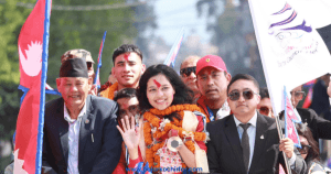 नेपालकी पहिलो परालिम्पिक पदक विजेता पलेशा गोवर्धनको भव्य स्वागत