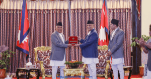 प्रधानमन्त्रीद्वारा राष्ट्रपति समक्ष वार्षिक प्रतिवेदन पेश