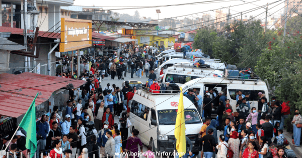 दशैँ मनाउन ५ लाखभन्दा बढीले छोडे उपत्यका