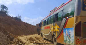 दाउन्नेमा भासिएको सडक दुईतर्फी सञ्चालनमा