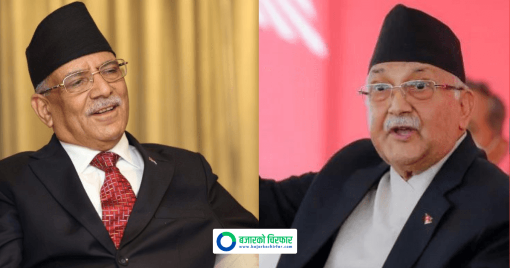 प्रचण्डलाई प्रधानमन्त्री ओलीको जवाफ : हामीलाई हतियार चलाउन आउँदैन, बिसाउन लगाउन जानेका छौं