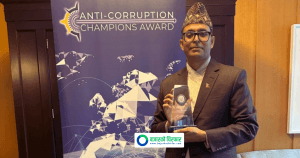 भ्रष्टाचारविरुद्ध कलम चलाएका दाहाललाई अमेरिकी ‘एन्टी करप्सन च्याम्पियन अवार्ड’