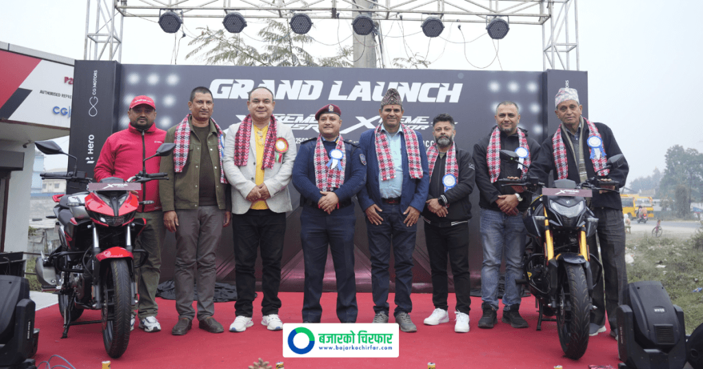 बिर्तामोडमा हिरो एक्स्ट्रिम १२५ र एक्स्ट्रिम १६० मोटरसाइकलहरू सार्वजनिक, मूल्य कति पर्छ?