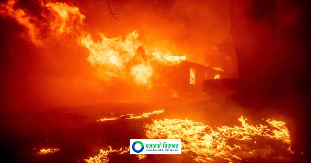 लस एन्जलसको भीषण डढेलोमा परि ११ जनाको मृत्यु, डेढ खर्ब बढीको आर्थिक क्षति