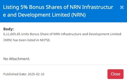 Screenshot 10 2 2025 153012 nepalstock.com https://bajarkochirfar.com/three-companies-bonus-shares-listed-on-nepse-heres-how-much-each-issued | %tags