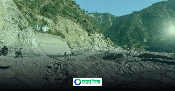 बाढीले क्षतिग्रस्त विपी राजमार्ग स्थायी रूपमा पुनर्निर्माण हुँदै, डिभिजनले ठेक्का आह्वान गर्यो