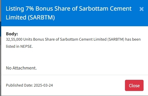 Screenshot 24 3 2025 152354 www.nepalstock.com https://bajarkochirfar.com/bonus-shares-of-two-companies-listed-on-nepse-when-can-they-be-traded | %tags