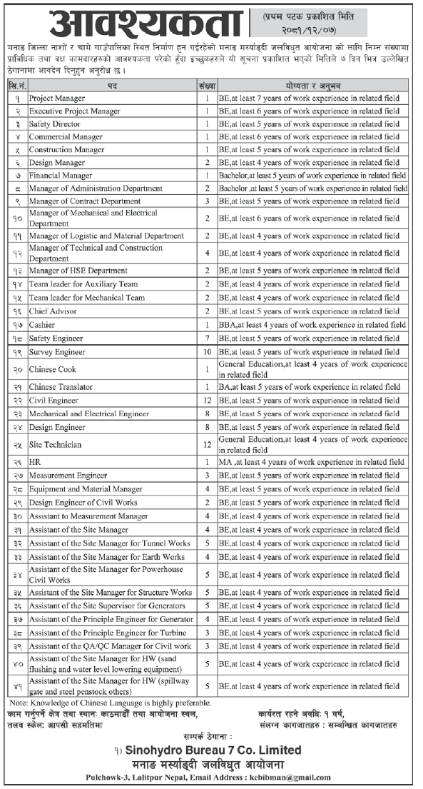 https://bajarkochirfar.com/manang-masyangdi-hydropower-project-has-requested-a-large-number-of-employees-what-qualifications-are-required | %tags
