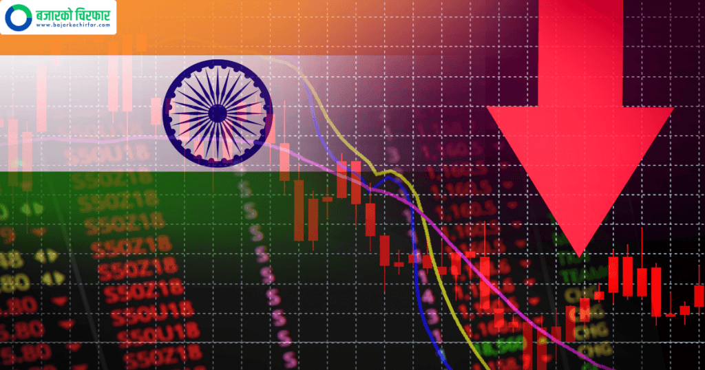 ट्रम्पको करले भारतीय सेयर बजार क्र्यास, लगानीकर्ताको २० लाख करोड डुब्यो