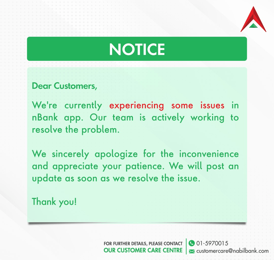 nabil bank notice https://bajarkochirfar.com/nabil-banks-mobile-banking-app-crashes-again-service-users-dissatisfied | %tags
