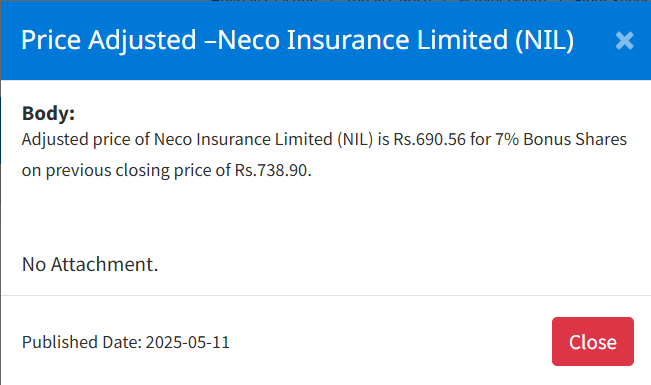 NECO 1 https://bajarkochirfar.com/price-adjusted-for-neco-insurances-bonus-shares-what-will-be-the-new-opening-price | %tags