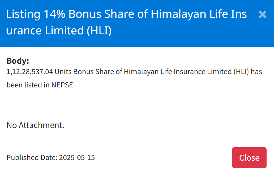 Screenshot 2025 05 15 153120 https://bajarkochirfar.com/1-12-million-bonus-shares-of-a-company-listed-on-nepse-when-can-they-be-traded | %tags