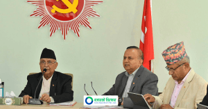 ओलीको ‘काठमाडौं कब्जा’ अभिव्यक्ति प्रधानमन्त्रीको हैन, पार्टी अध्यक्षको रुपमा आएको: एमाले