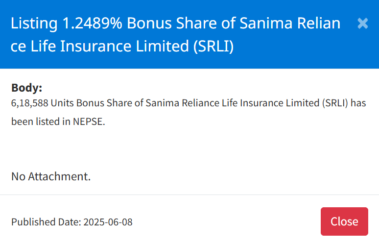 Screenshot 2025 06 08 152712 https://bajarkochirfar.com/618000-bonus-shares-of-a-company-listed-on-nepse-when-can-they-be-traded | %tags