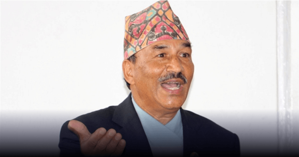 प्रदर्शनका क्रममा राप्रपाका अध्यक्ष कमल थापा पक्राउ