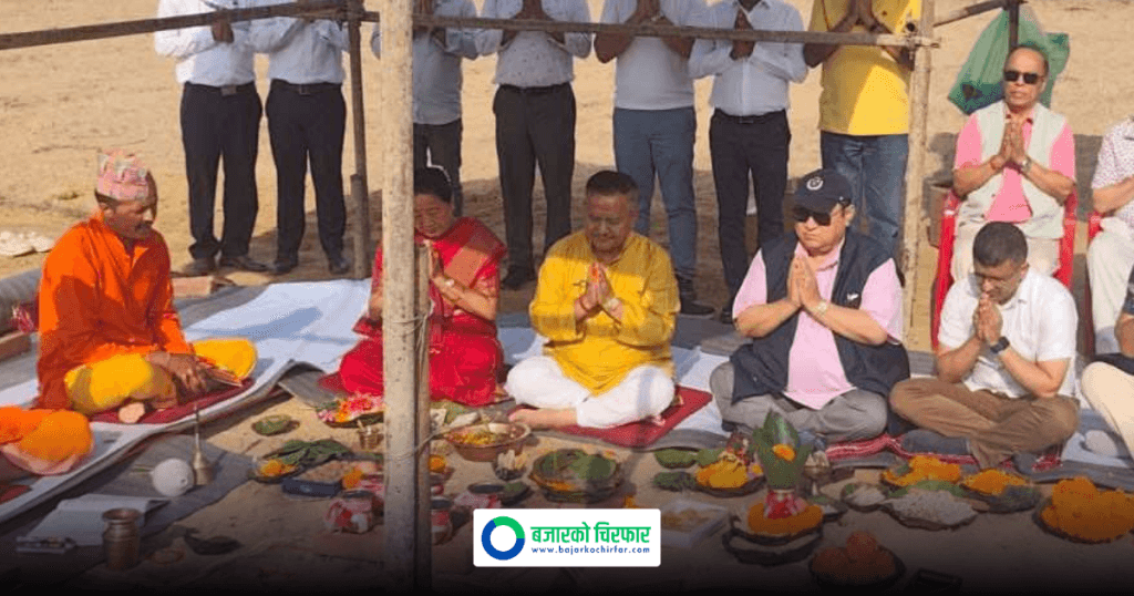 भैरहवामा अत्याधुनिक गार्मेन्ट उद्योग स्थापना गर्दै भाटभटेनी समूह, शिलान्यास सम्पन्न