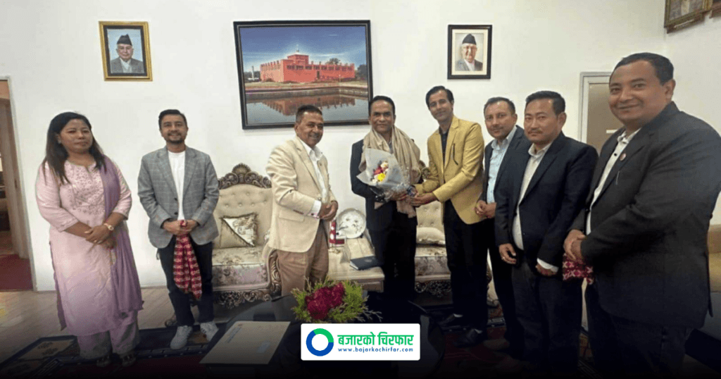 गभर्नरलाई भेटेर पूँजीबजारका तीन संस्थाले दिए मौद्रिक नीतिका लागि सुझाव, के के भने ?