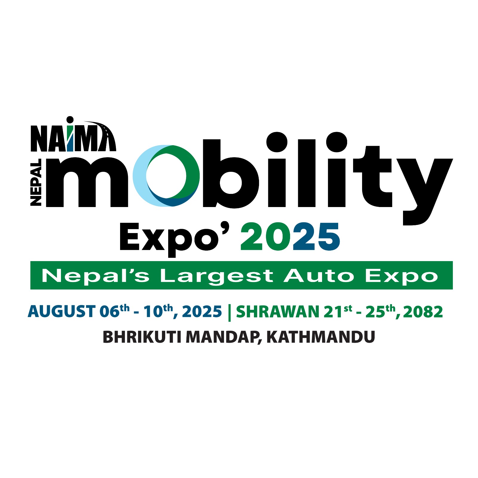 NAIMA Nepal Mobility Expo Logo | नेपालकै ठूलो प्रर्दशनी नाइमा नेपाल मोबिलिटी एक्स्पोमा ३५वटा नयाँ सवारी साधनहरु लन्च हुँदै | BAJARKO CHIRFAR https://bajarkochirfar.com/35-new-vehicles-being-launched-at-nepal-mobility-expo-nepals-largest-exhibition NAIMA Nepal Mobility Expo Logo https://bajarkochirfar.com/35-new-vehicles-being-launched-at-nepal-mobility-expo-nepals-largest-exhibition | %tags