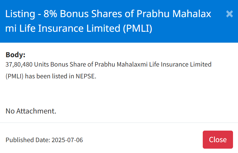 Screenshot 2025 07 06 152016 https://bajarkochirfar.com/3-88-million-bonus-shares-of-an-insurance-company-listed-on-nepse-when-can-they-be-traded | %tags