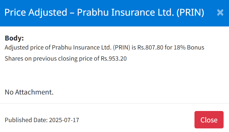 Screenshot 2025 07 18 072408 https://bajarkochirfar.com/price-adjustment-in-prabhu-insurances-bonus-shares-at-what-price-will-trading-open-now | %tags