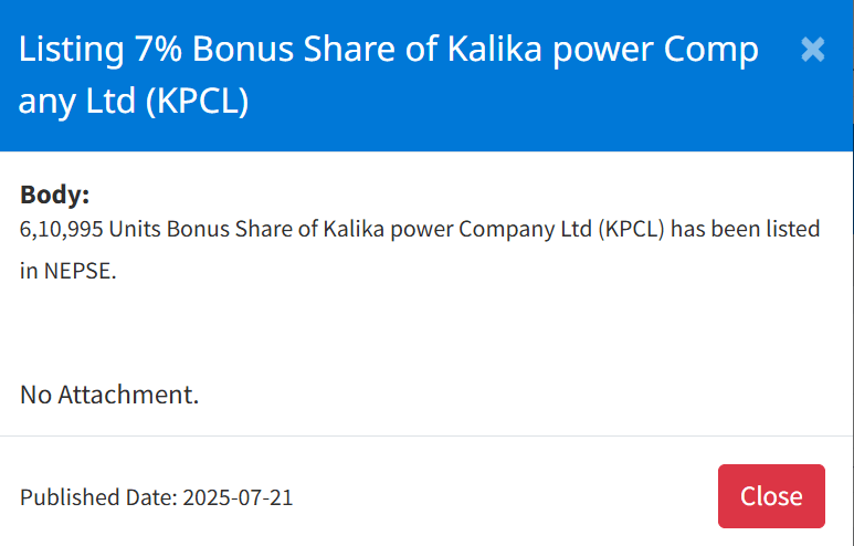 Screenshot 2025 07 21 160727 https://bajarkochirfar.com/kalika-powers-bonus-shares-listed-when-can-they-be-traded | %tags