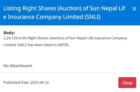 Screenshot 14 8 2025 164953 www.nepalstock.com https://bajarkochirfar.com/more-than-5-792-million-shares-of-two-insurance-companies-have-been-listed-on-the-nepal-stock-exchange-nepse-when-can-they-be-traded | %tags