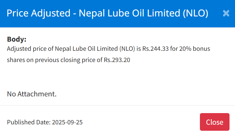 Screenshot 2025 09 26 075447 https://bajarkochirfar.com/price-adjustment-in-nepal-lube-oils-bonus-shares-at-what-price-will-trading-open-now | %tags