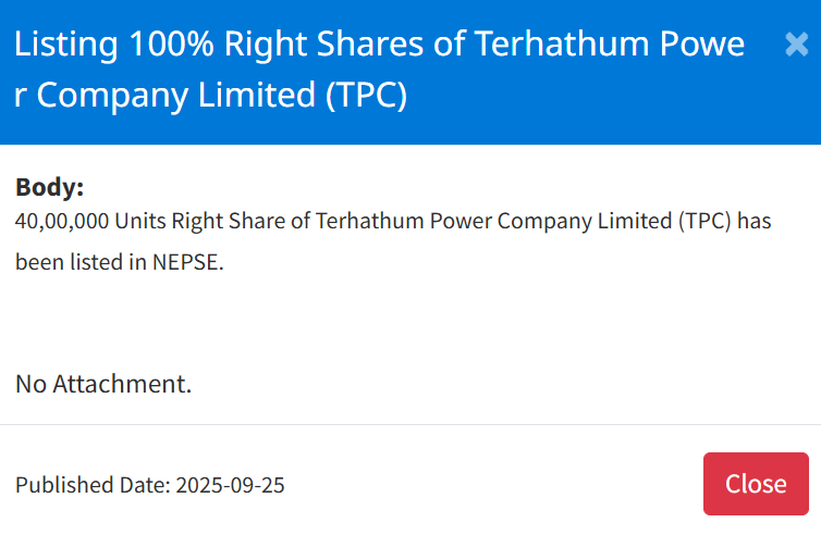 Screenshot 2025 09 26 080416 https://bajarkochirfar.com/rights-shares-of-a-hydropower-company-listed-on-nepse-when-can-they-be-traded-3 | %tags