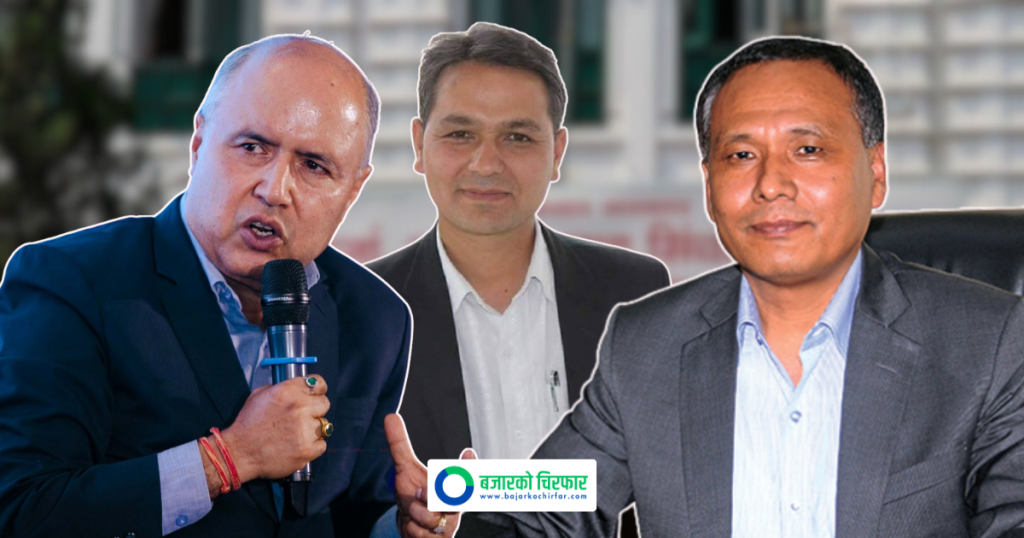 नवनियुक्त मन्त्री अर्याल, घिसिङ र खनाल साढे ११ बजे मन्त्री पदको शपथ ग्रहण गर्दै