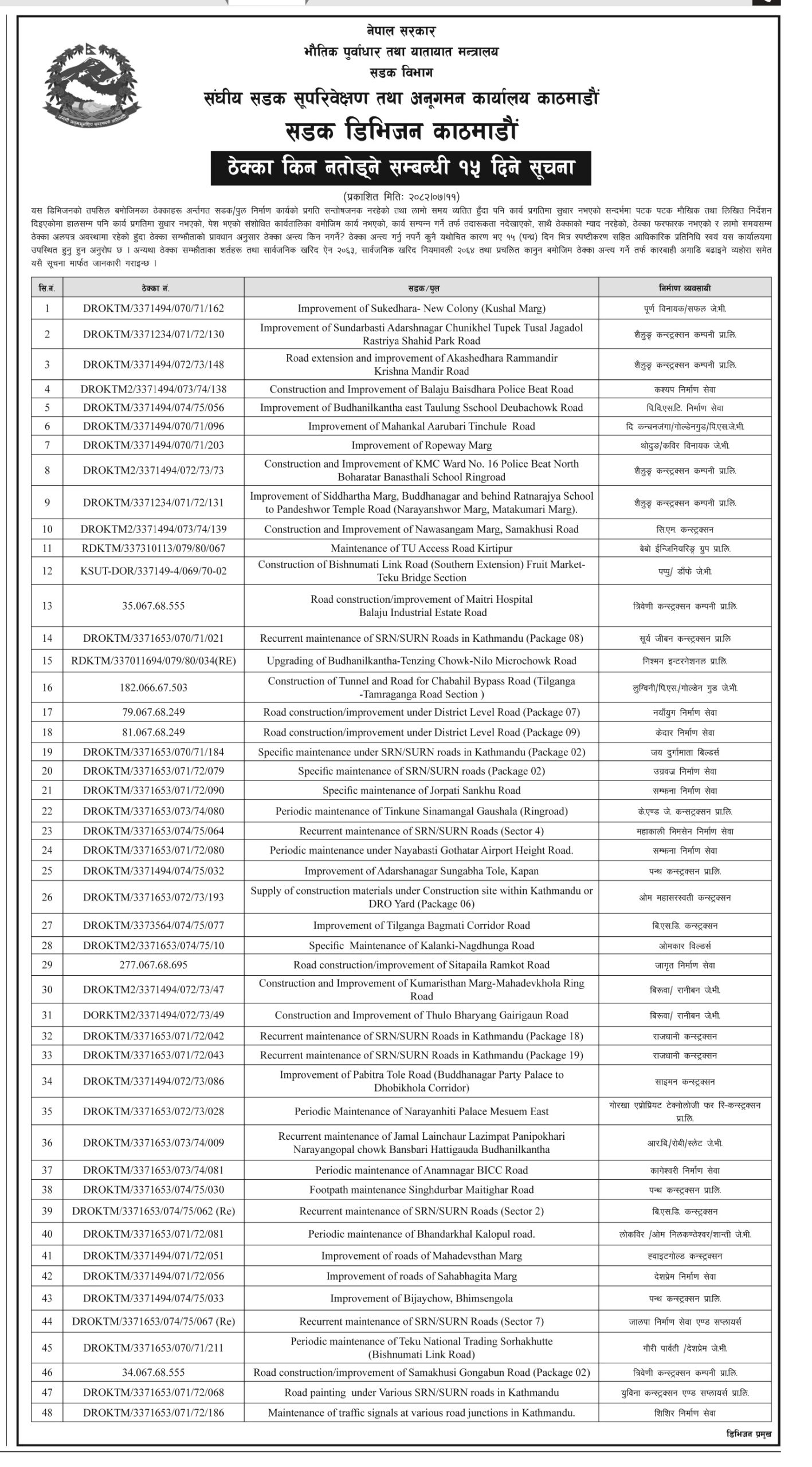 Page 5 page 0001 1761640884 scaled | सडक डिभिजन काठमाडौंले ५७ वटा निर्माण कम्पनीलाई किन सोध्यो स्पष्टीकरण ? | BAJARKO CHIRFAR https://bajarkochirfar.com/why-did-the-road-division-kathmandu-ask-57-construction-companies-for-clarification Page 5 page 0001 1761640884 scaled https://bajarkochirfar.com/why-did-the-road-division-kathmandu-ask-57-construction-companies-for-clarification | %tags