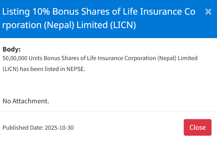 Screenshot 2025 10 31 070915 https://bajarkochirfar.com/more-than-5-6-million-25-thousand-units-of-bonus-shares-of-two-insurance-companies-have-been-listed-on-the-nepse-when-can-they-be-traded | %tags