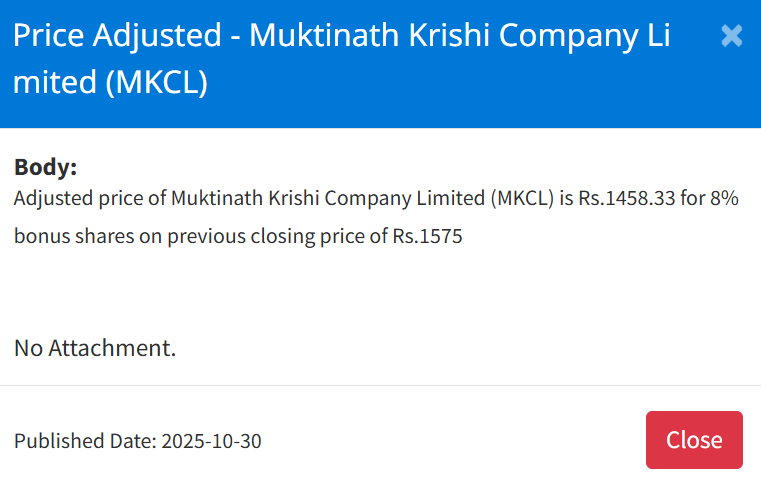 Screenshot 2025 10 31 072836 https://bajarkochirfar.com/price-adjustment-in-shares-of-two-companies-on-nepse-at-what-price-will-trading-open-now-2 | %tags