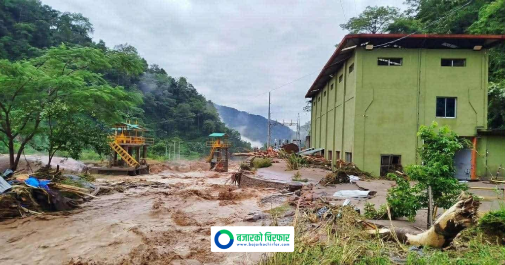 बाढीबाट ३२ जलविद्युत आयोजनामा क्षति, नेप्सेमा सूचिकृत यी हाइड्रो पनि परे