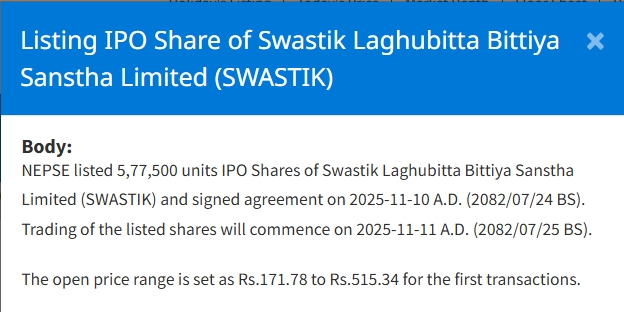 Screenshot 10 11 2025 142923 nepalstock.com https://bajarkochirfar.com/ipos-of-two-companies-listed-on-nepse-which-one-has-the-opening-range-set | %tags
