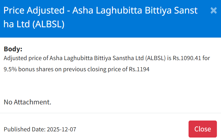 Screenshot 2025 12 07 155325 https://bajarkochirfar.com/asha-laghubittas-share-price-adjustment-at-what-price-will-trading-now-open | %tags