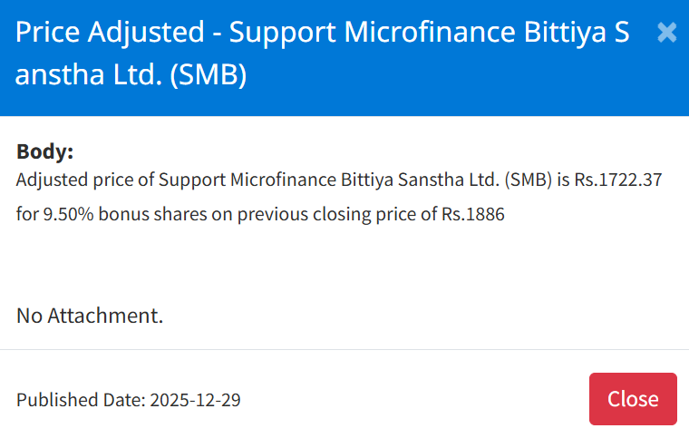 Screenshot 2025 12 29 153040 https://bajarkochirfar.com/price-adjustment-in-bonus-shares-of-4-microfinance-companies-on-nepse-at-what-price-will-trading-now-open | %tags