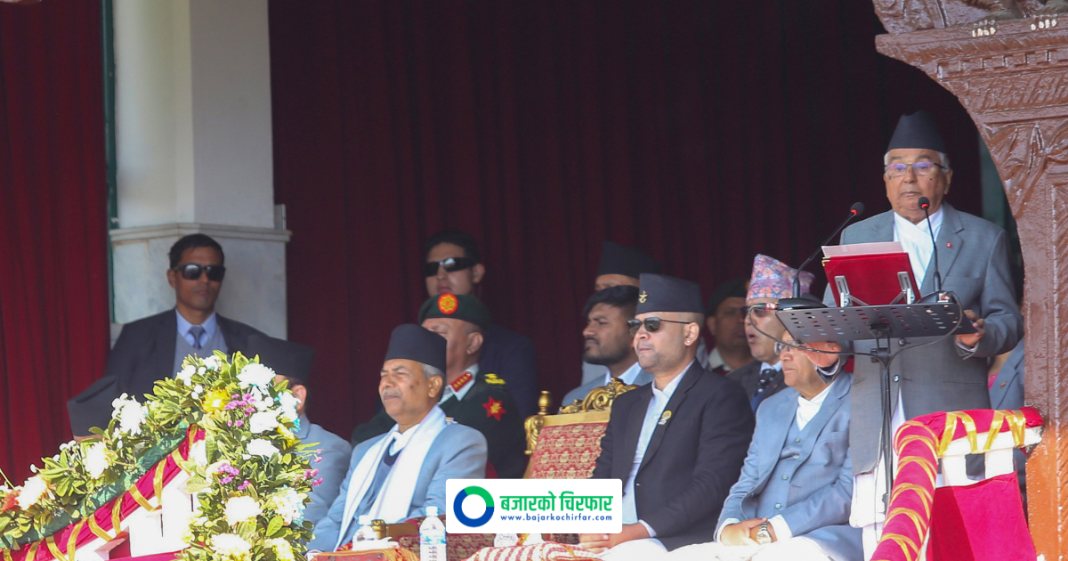 राष्ट्रपति पौडेलले बालेनको कामको प्रसंशा गर्दै भने, “देशलाई ऊर्जाशील र चरित्रवान नेतृत्वको खाँचो छ”