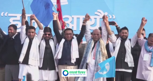 रास्वपा प्रवेश गर्दै अमरेश सिंहले भने, बालेन ‘महानायक’ हुन्, प्रधानमन्त्री बनाउने समय आयो