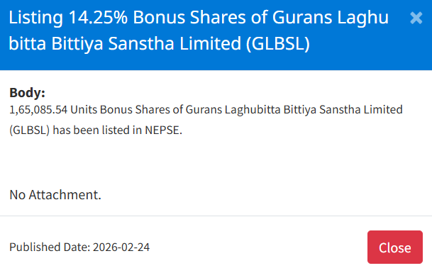 Screenshot 2026 02 24 145802 https://bajarkochirfar.com/more-than-100000-bonus-shares-of-a-microfinance-company-listed-on-nepse-when-can-they-be-traded | %tags