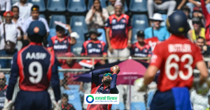 इंग्ल्यान्डले नेपाललाई दियो १८५ रनको लक्ष्य