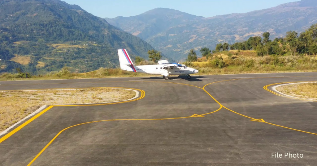 १० दिनदेखि खुल्यो तुम्लिङटार विमानस्थल