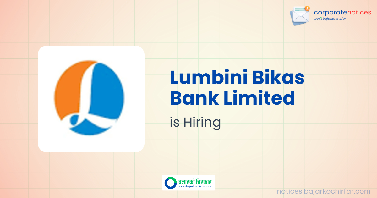Feature lumbini bikas bank limited 1773973050773 https://bajarkochirfar.com/private-job/lumbini-bikas-bank-announces-vacancy-for-trainee-junior-assistant/ | %tags