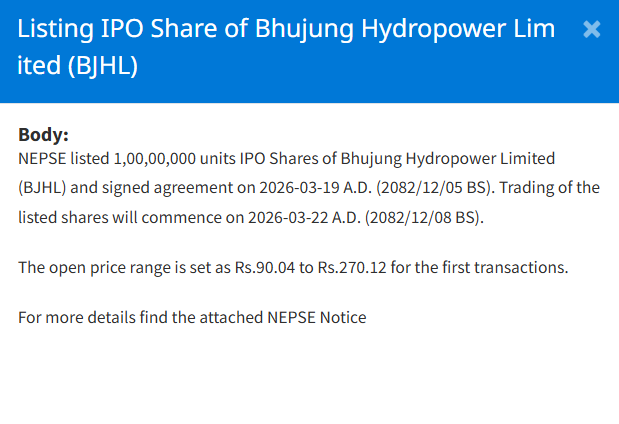 Screenshot 2026 03 19 131300 https://bajarkochirfar.com/bhujung-hydropowers-ipo-listed-on-nepse-what-is-the-opening-range | %tags